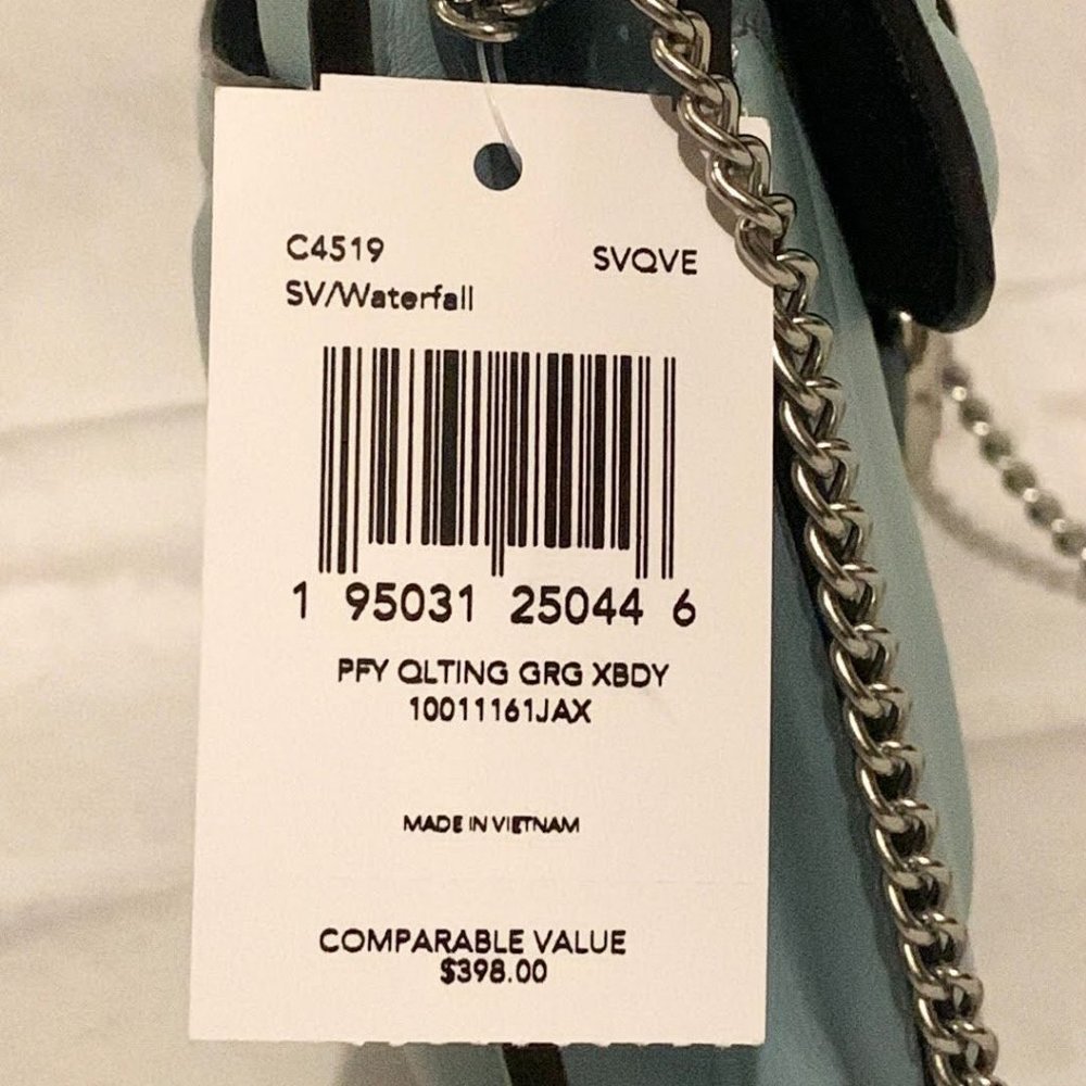 🌺COACH C4519 🌺 WATERFALL QUILTING GEORGIE CROSSBODY BAG MSRP $398 - Picture 3 of 7